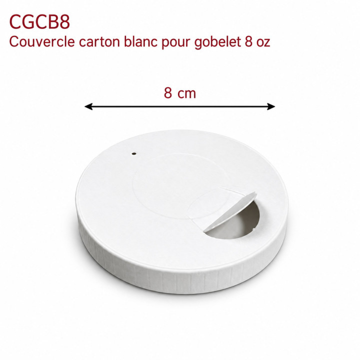 Couvercle-gobelet-carton-8-oz dimensions