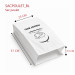 Sac poulet papier blanc dimensions
