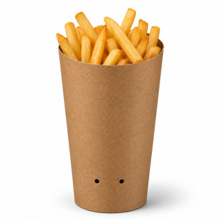 Pot à frite carton kraft