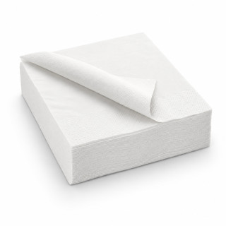 Serviette papier blanche