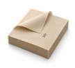 Serviette jetable 39x39 kraft – 2 plis ouate recyclée