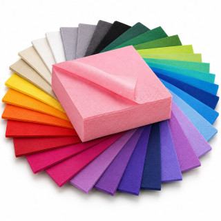 Serviettes colorées 2 plis