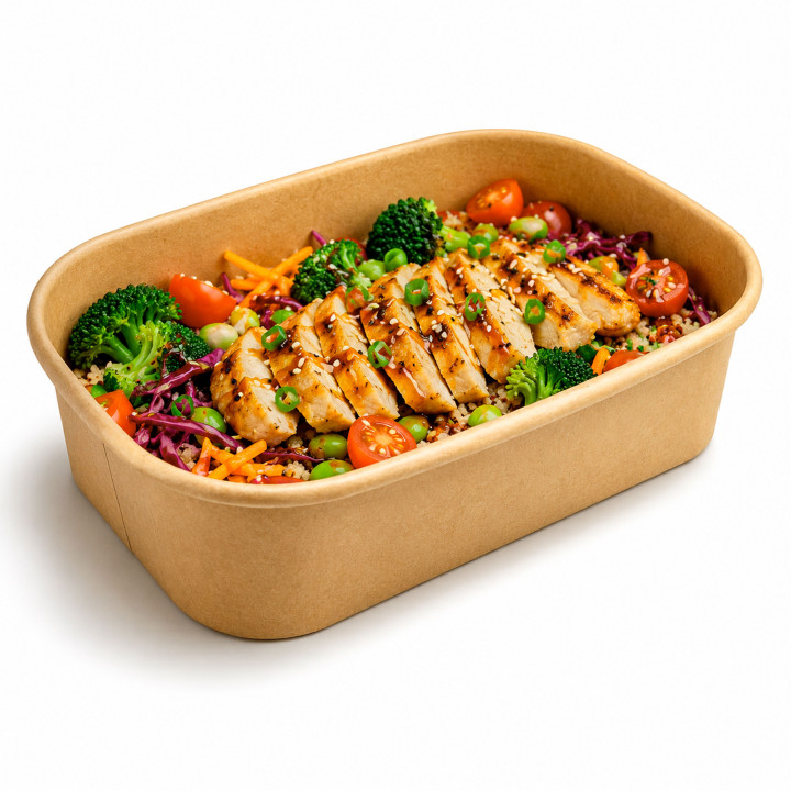 Barquette kraft carton