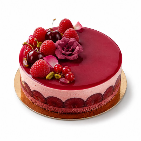 SUPPORT À GÂTEAU ROND OR