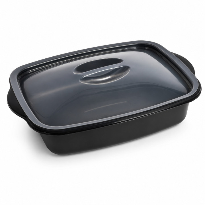 Barquette plastique + couvercle
