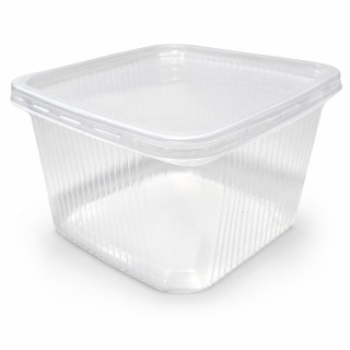 Barquette alimentaire plastique carrée