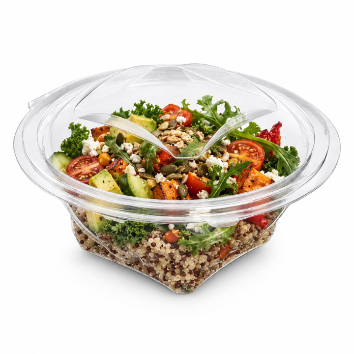 Bol Salade Plastique Charnière