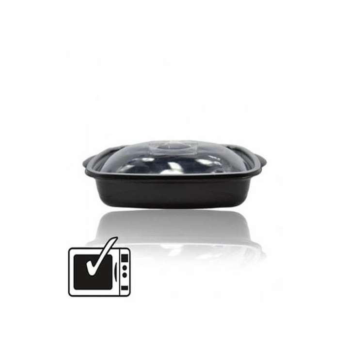 Barquette plastique avec couvercle