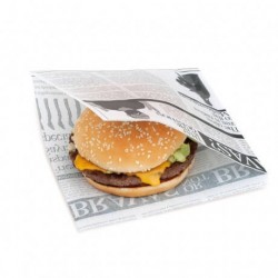 miniature Sachet burger Newspaper