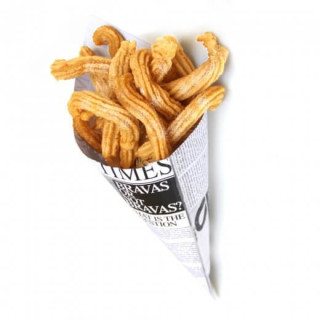 Cornet frite newspaper