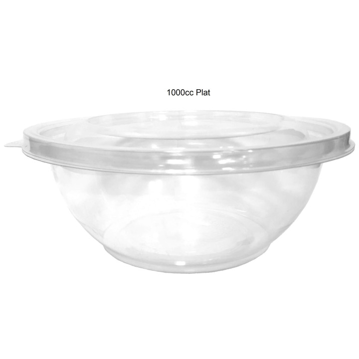 Bol salade plastique plat 1000 cc