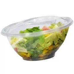 miniature Bol salade biseauté transparent
