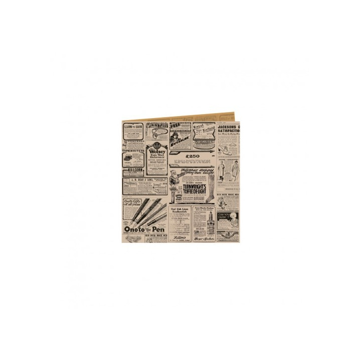Papier ingraissable ouvert rétro
