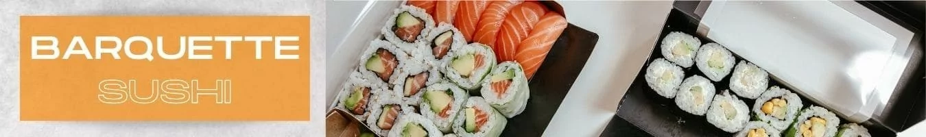 Barquette sushi et boite à sushi pour le japonais - Le Bon Emballage