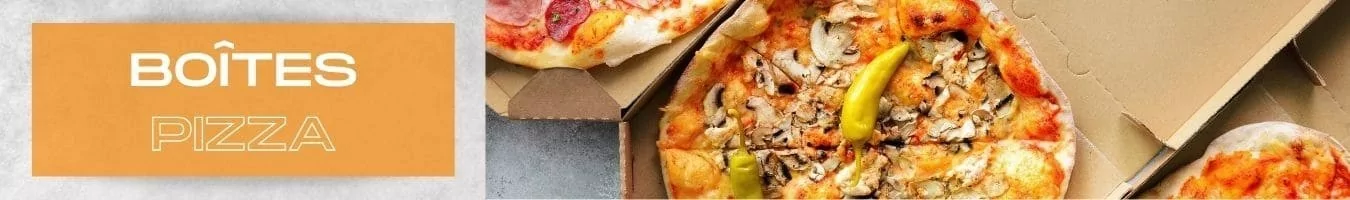 Boites à pizza pour les livraisons de Pizza - Le Bon Emballage