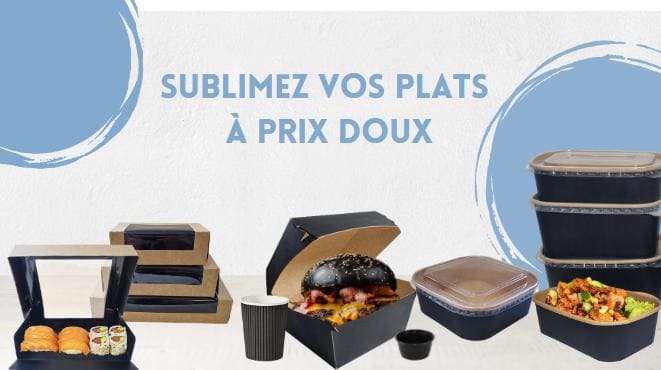 emballage alimentaire noir